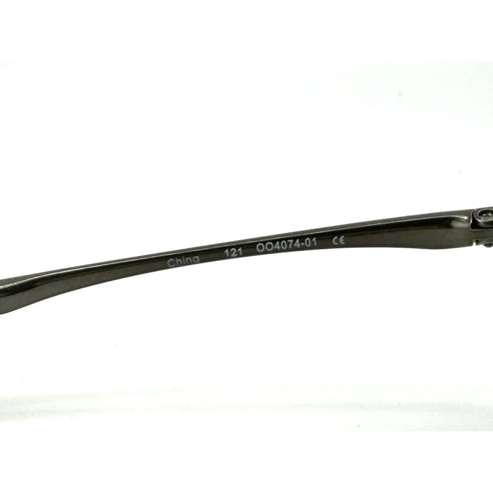 Oakley Taper OO4074-01 Gunmetal Gray Rectangle Sunglasses Sport